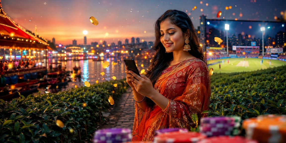 কুমিল্লার চা বাগানে বসে ক্রিকেট বেটিং করছেন একজন ব্যবহারকারী